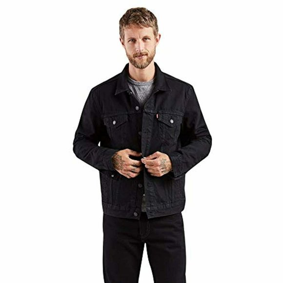 Levi's Mens Trucker Jacket Berkman/Black XL $90